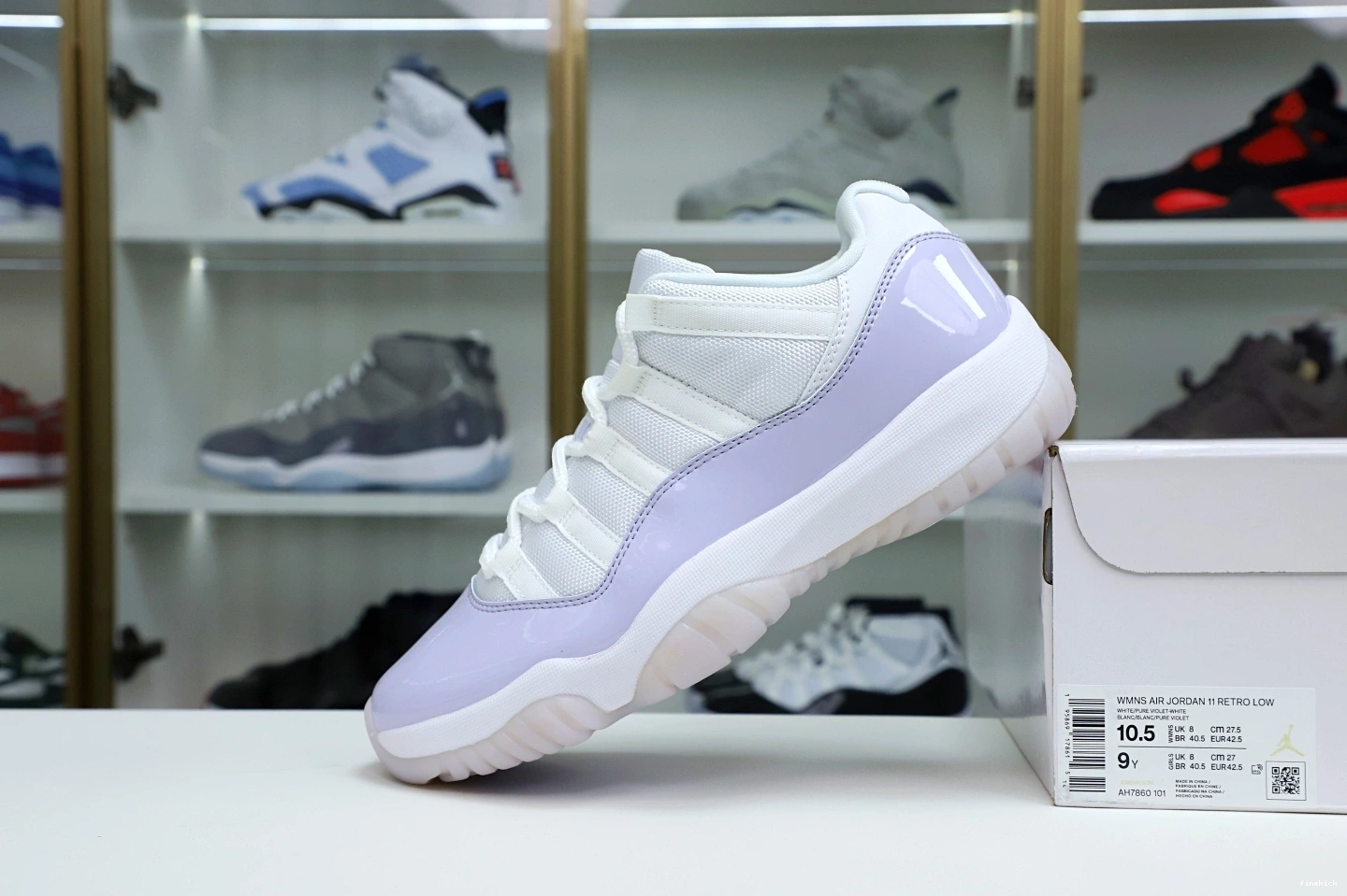 PURE VIOLET 11 AIR JORDAN LOW 1108